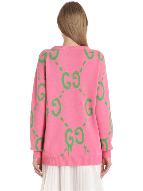 gucci garden pink sweater